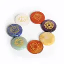 Pierres précieuses de poche polies 7 Chakras
