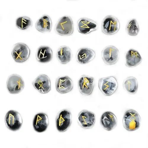 Runes en crystal de roche